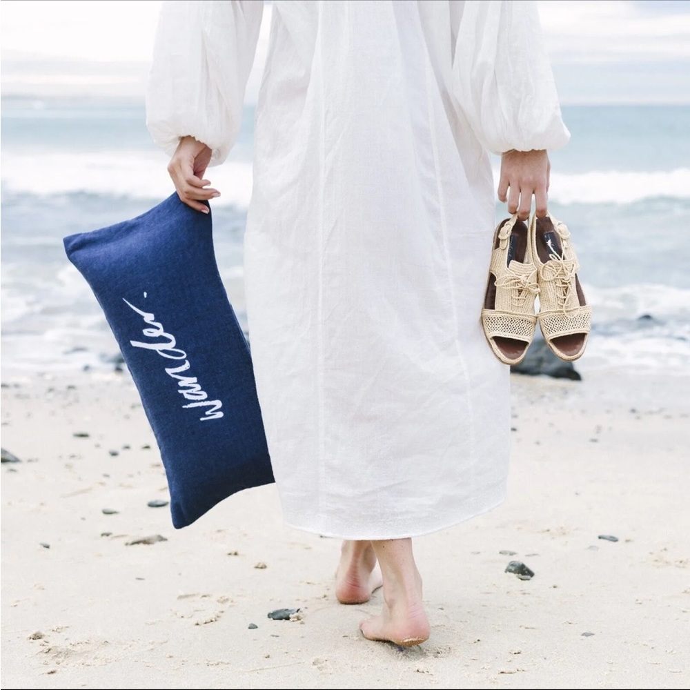 NWT The Beach People Wander Beach Pillow